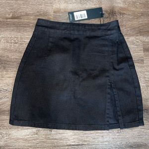 Black Lola Mini Skirt from Princess Polly